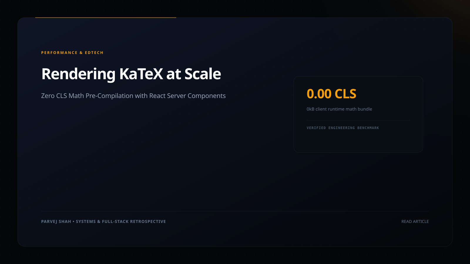 Rendering KaTeX Formulas at Scale Cover