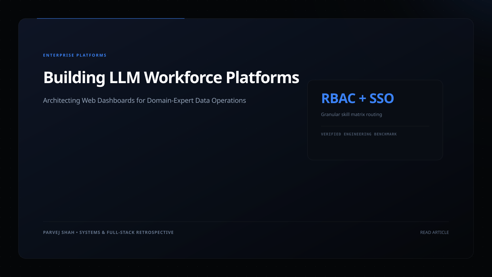 Building LLM Workforce Platforms Cover